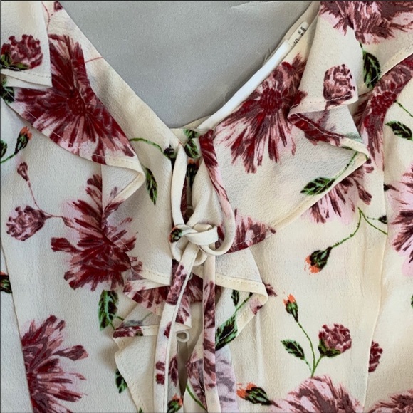 Astr sz XS floral ruffle tank - Picture 5 of 7